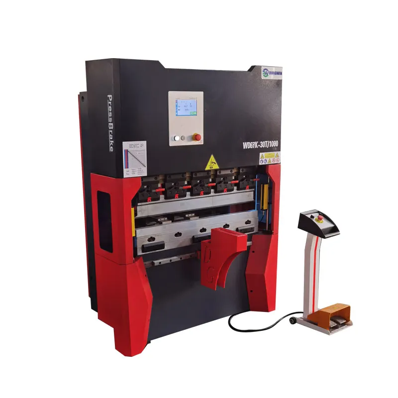 Мини гибочный пресс с ЧПУ WD67K-30T/1000