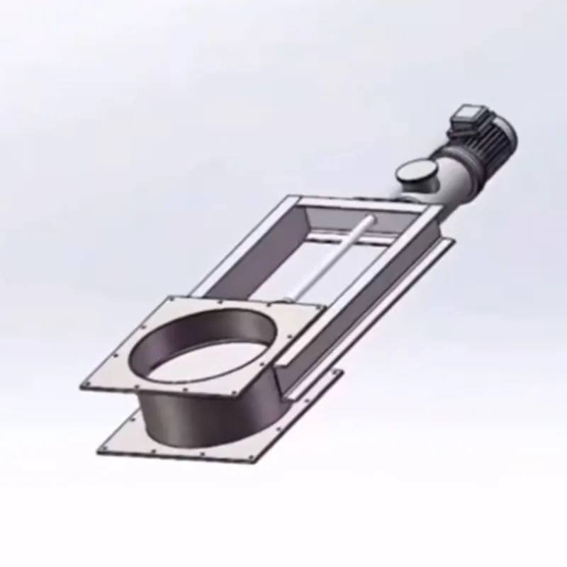 Плоский затвор с круглым горлом