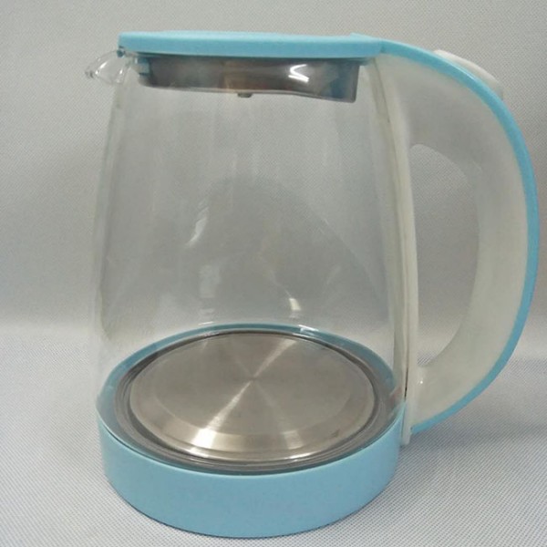 1.8L шкляны чайнік (каляровы пластык)