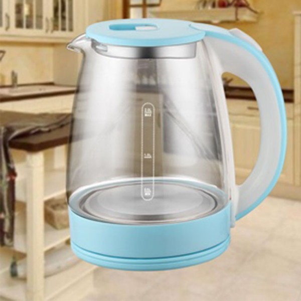 1.8L шкляны чайнік (каляровы пластык)