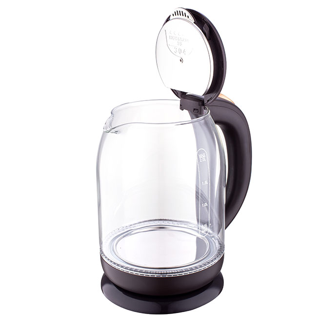 1,8 л стеклянных электронагревательных чайников со шкалой защиты от жары, а также домашних чайников для приготовления чая KSG03
