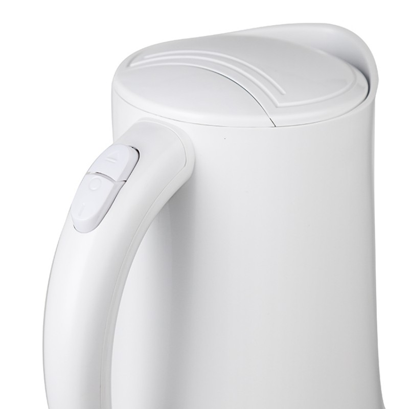 Электрический чайник с показателем, пластиковый, с однослойной конструкцией, объем 1.7 л