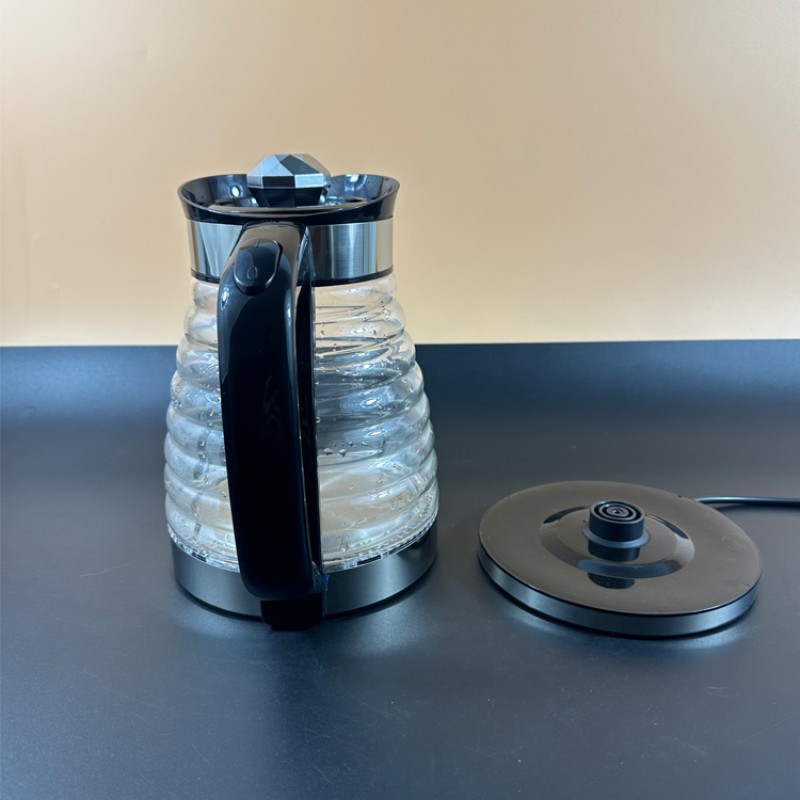 Электрический чайник с витковым узором из стекла 1.8 л