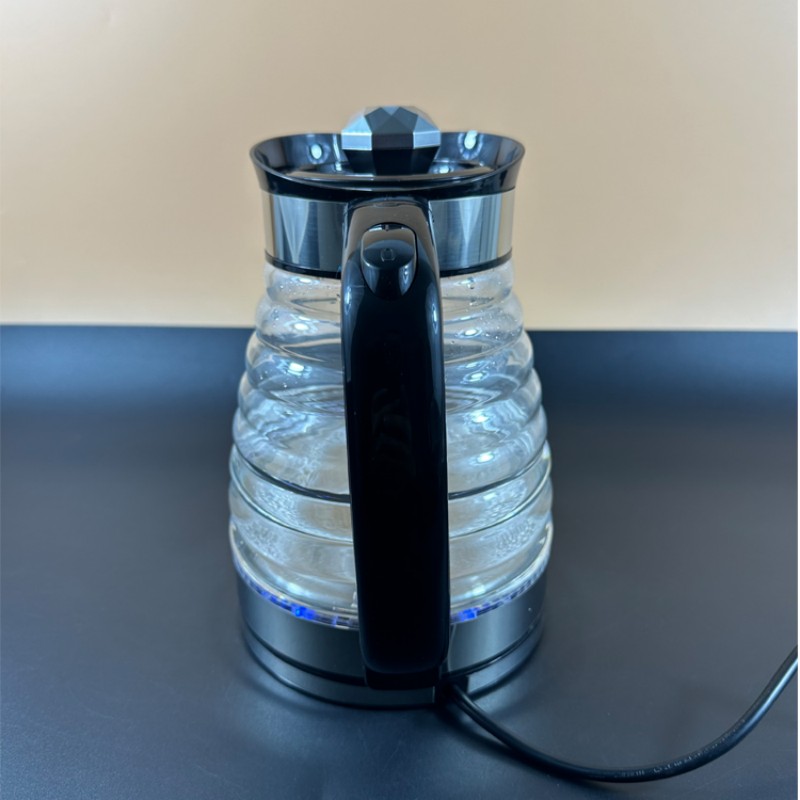 Электрический чайник с витковым узором из стекла 1.8 л