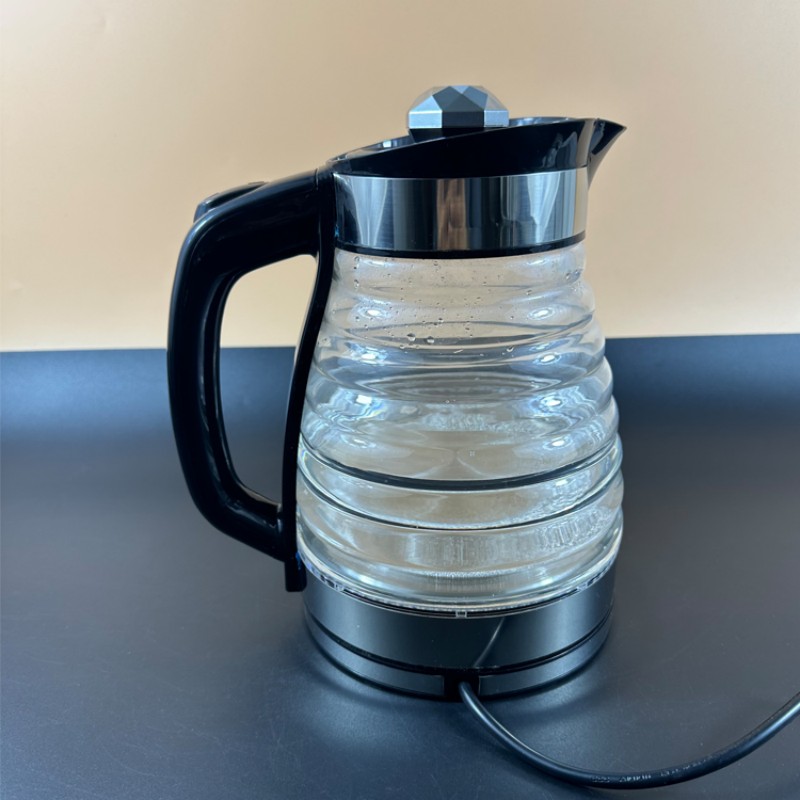 Электрический чайник с витковым узором из стекла 1.8 л