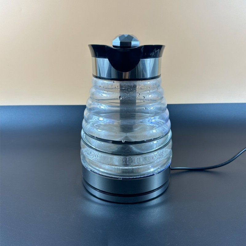 Электрический чайник с витковым узором из стекла 1.8 л