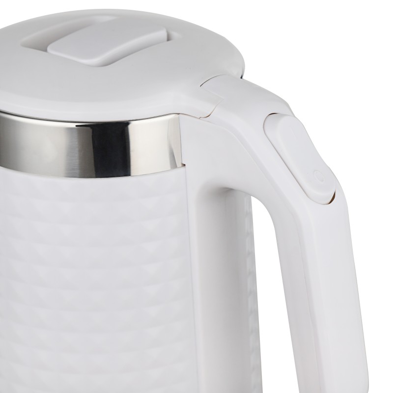 Электрический чайник с двойными стенками и алмазным корпусом 1.8 л