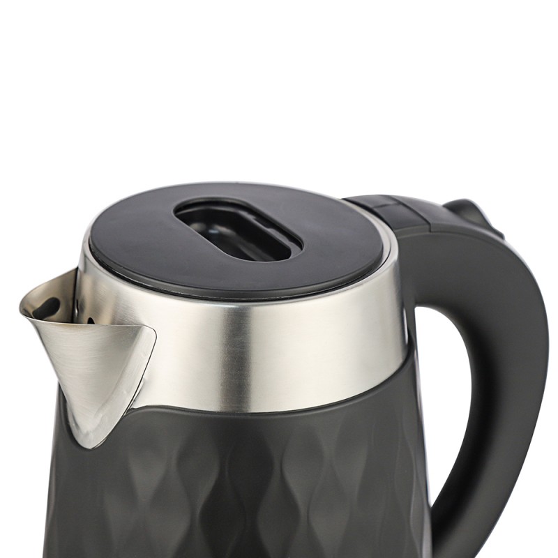 Электрический чайник с двойными стенками и алмазным корпусом 1.8 л