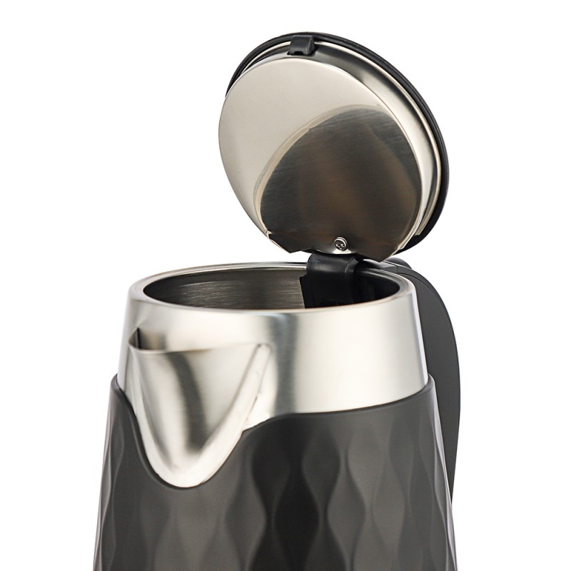 Электрический чайник с двойными стенками и алмазным корпусом 1.8 л