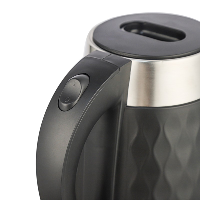 Электрический чайник с двойными стенками и алмазным корпусом 1.8 л