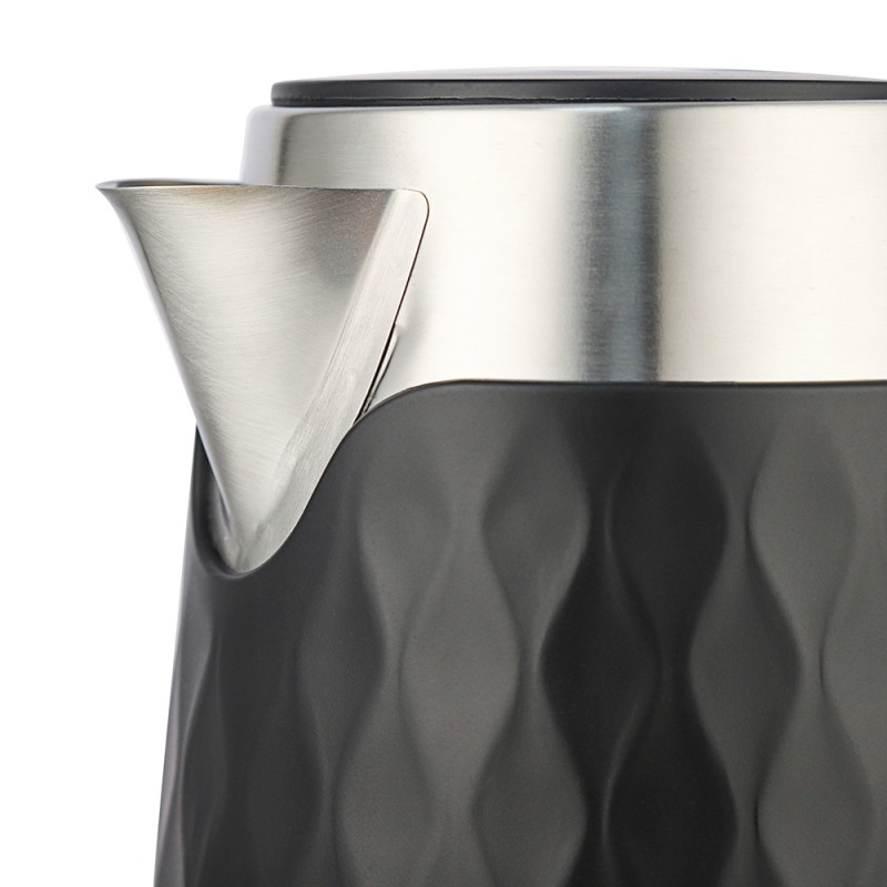 Электрический чайник с двойными стенками и алмазным корпусом 1.8 л