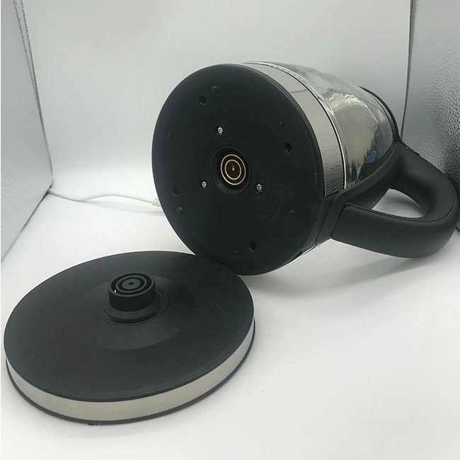 Стеклянный электрочайник 1.8 л с синей подсветкой, фильтр от накипи, быстрый нагрев, защита от сухого нагрева, для дома и офиса