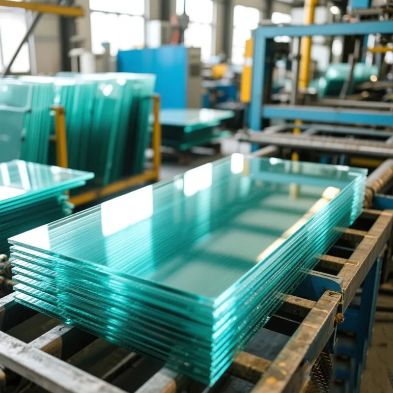 Плоское и гнутое закаленное стекло