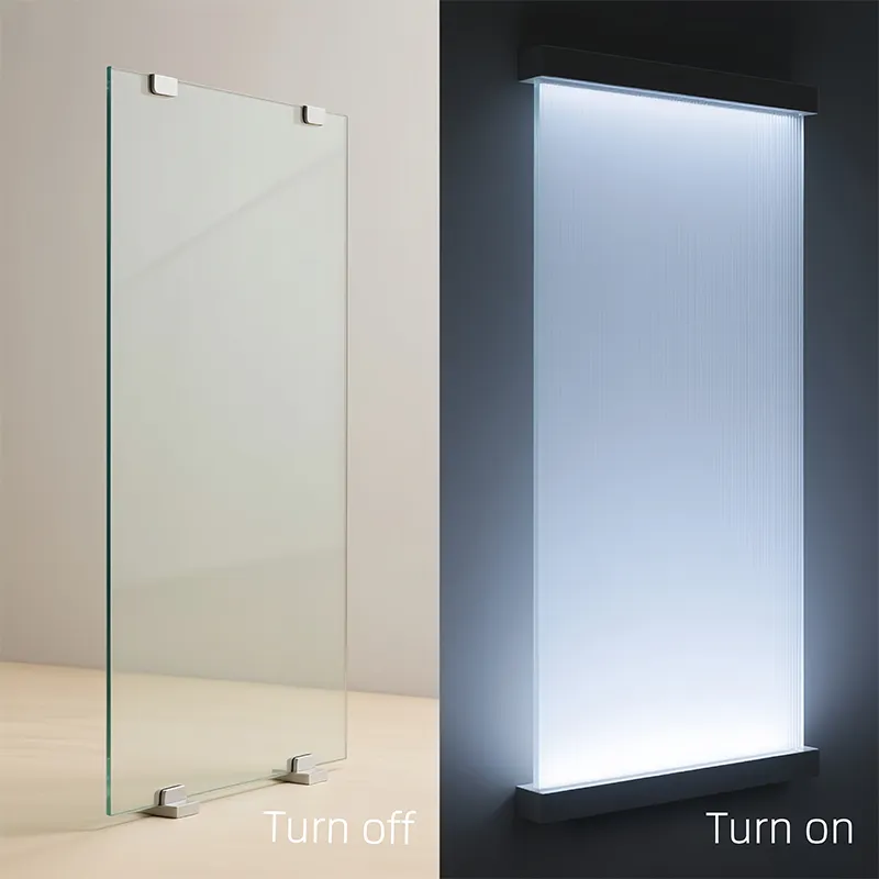 Стекло с регулируемой прозрачностью