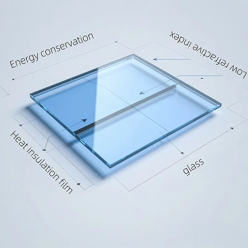 Теплоотражающее стекло с покрытием