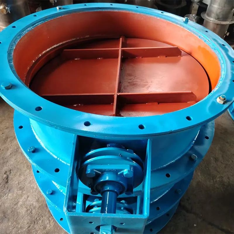 Бесприводная круглая заслонка