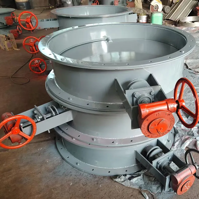 Ручная турбинная круглая заслонка