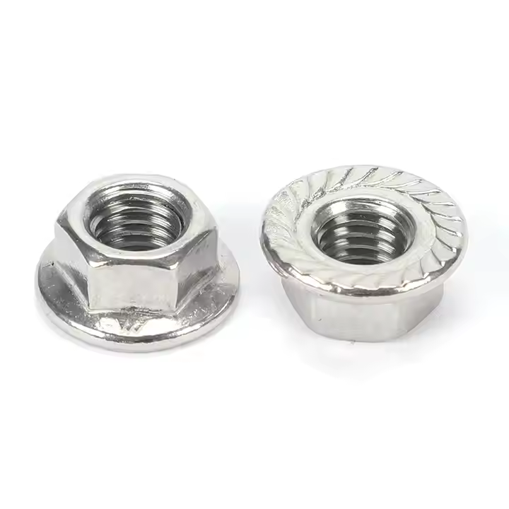 DIN6923 Equipped with anti slip teeth Hex Flange Nut