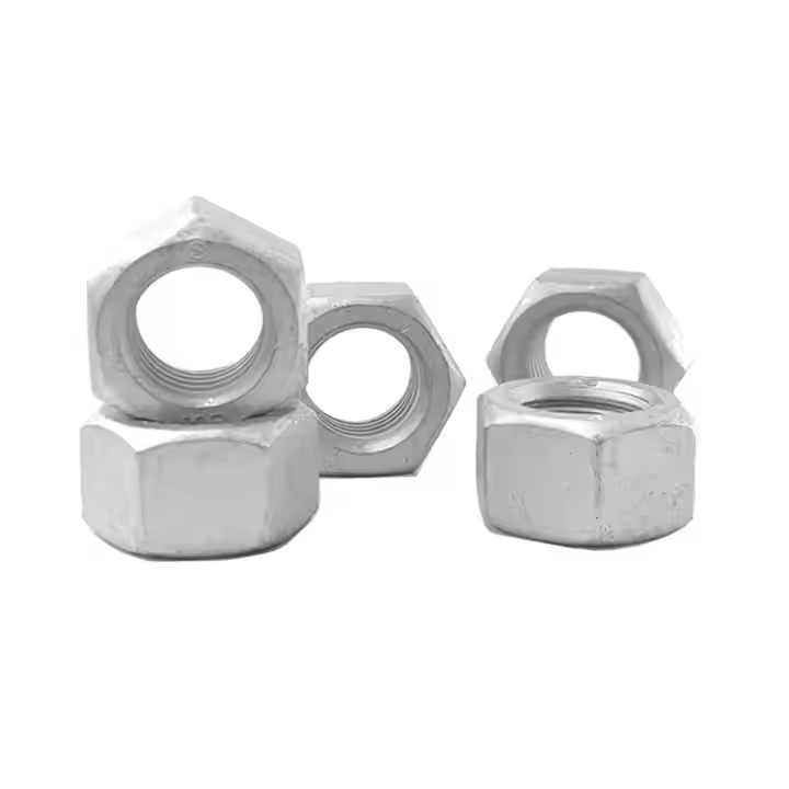 DIN982 Hex Lock Nut with white