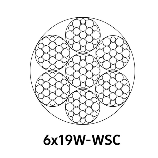 Трос 6×19W стальной, линейное касание проволок, 1–150 мм, опт от производителя