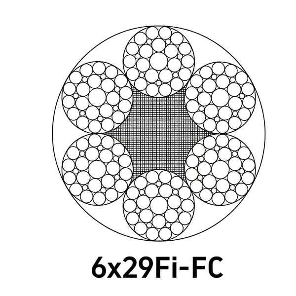 Трос 6×29Fi стальной, линейное касание проволок, 1–150 мм, опт от производителя