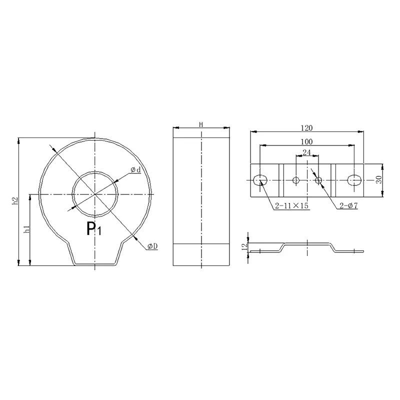 Трансформатор тока проходного типа