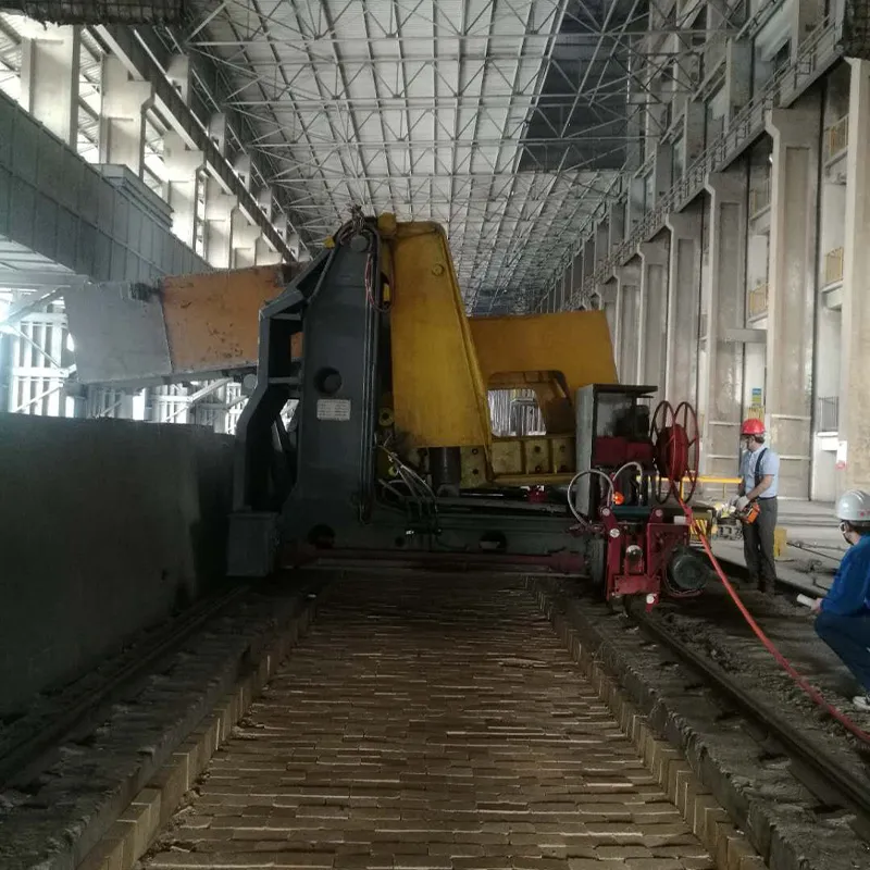 Передвижной сталеразливочный (чугунный) ковш гидравлическое опрокидывание