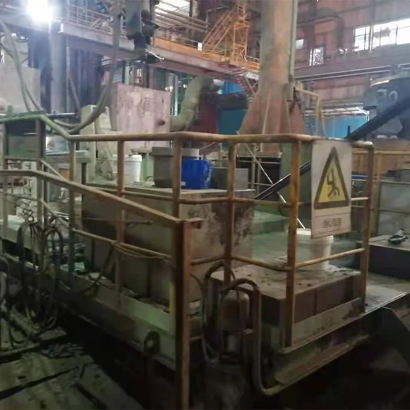 Портальный поворотный сталеразливочный (чугунный) ковш опрокидывающее устройство