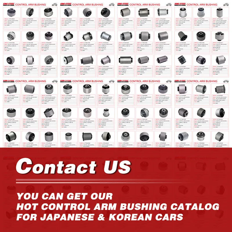 KINGSTEEL OEM 48706-60040 4870660040 Оригинальные высококачественные китайские автозапчасти Втулка подвесного рычага для Toyota Land Cruiser FZJ100