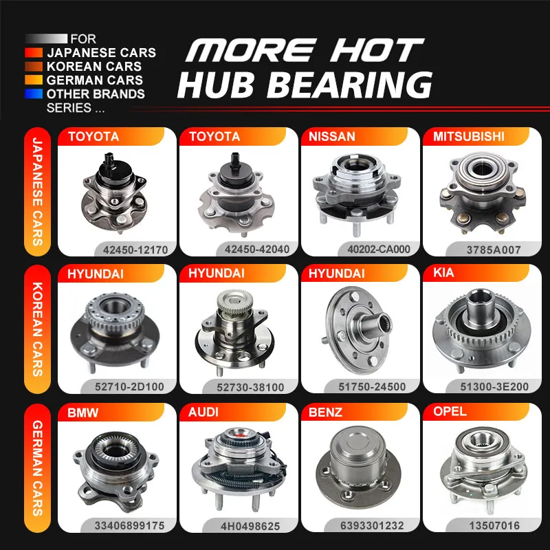 В наличии OEM 43560-26010 Автозапчасти Передний мост Коробка передач Левый правый подшипник ступицы колеса для TOYOTA Hiace Commuter Regius Van