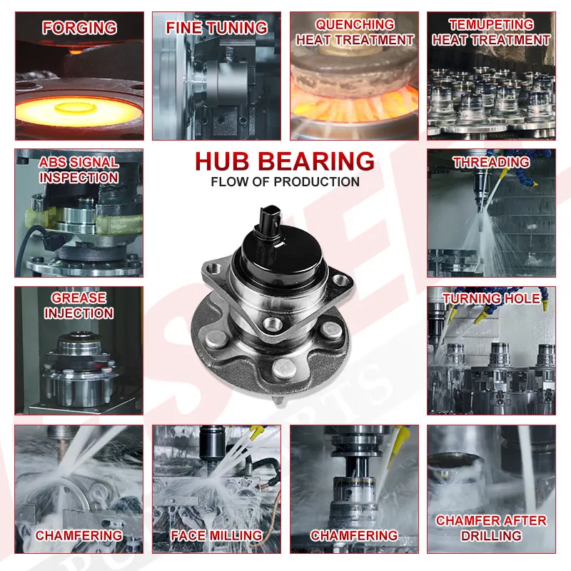 В наличии OEM 43560-26010 Автозапчасти Передний мост Коробка передач Левый правый подшипник ступицы колеса для TOYOTA Hiace Commuter Regius Van