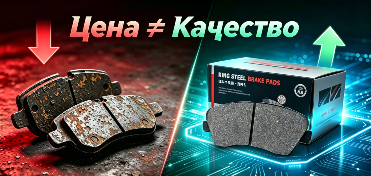 Ловушка низкого качества дешевых тормозных колодок