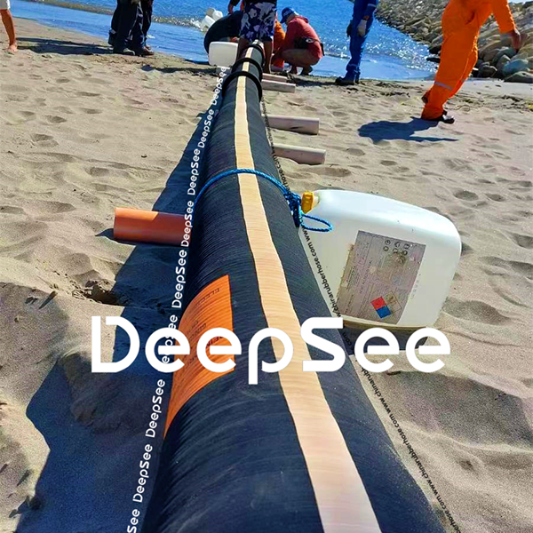 Подводный нефтяной шланг с усилением на одном конце (однослойный каркас)