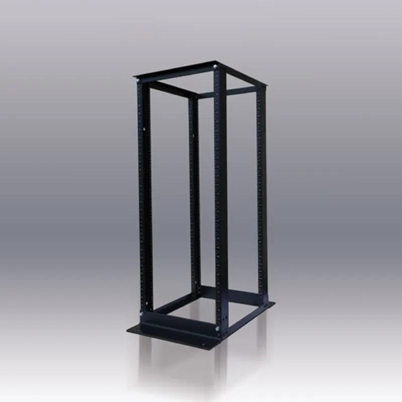 CR 19-дюймовая напольная четырёхстоечная сетевая стойка для телекоммуникаций