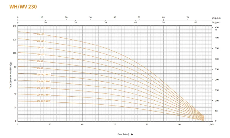 Многоступенчатый центробежный насос серии WH 2 (7)