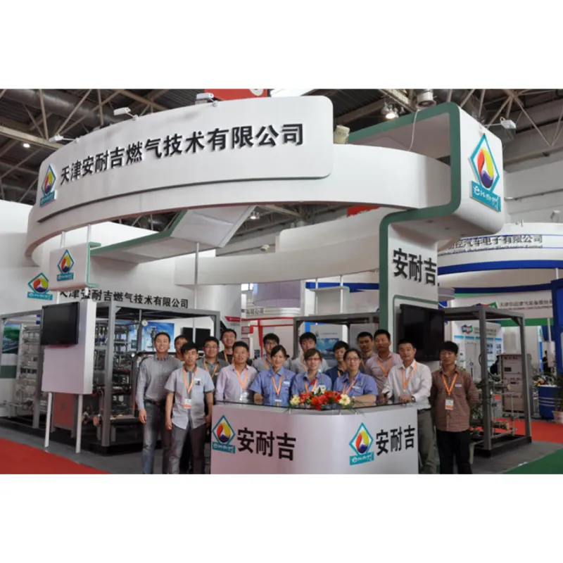 С 7 по 9 мая 2014 года компания «Тяньцзинь Аньнайцзи Газовые Технологии» (ООО) приняла участие в «15-й Китайской международной выставке оборудования для газомоторного транспорта и газозаправочных станций (NGV China 2014)», проходившей в Пекине в Китайском международном выставочном центре (новый павильон), и достигла полного успеха.