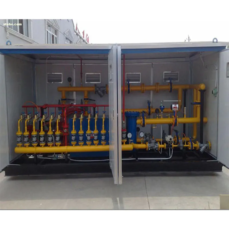 Блочные установки газификации и смешения на базе баллонов СУГ