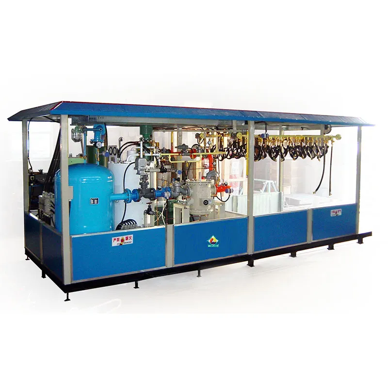 Блочные установки газификации и смешения на базе баллонов СУГ