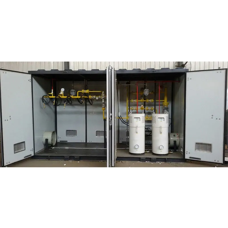 Блочные установки газификации и смешения на базе баллонов СУГ