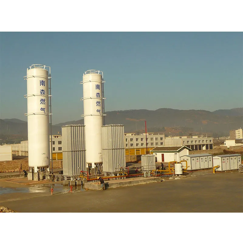 Резервуарные газификационные станции снабжения газом на базе СПГ (ECB)