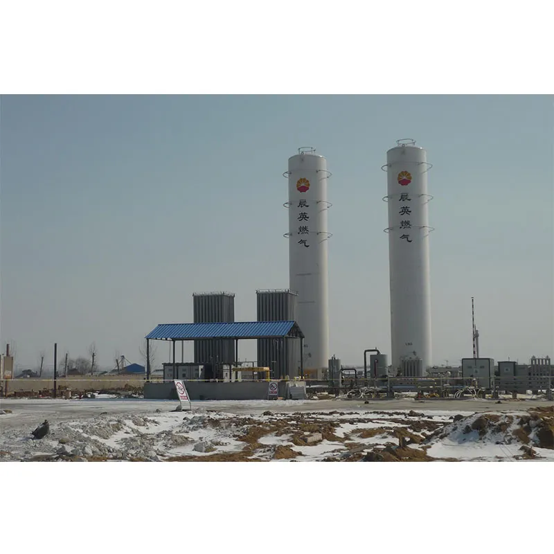 Резервуарные газификационные станции снабжения газом на базе СПГ (ECB)