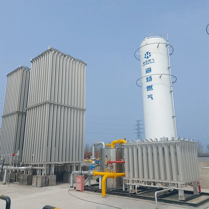 Резервуарные газификационные станции снабжения газом на базе СПГ (ECB)