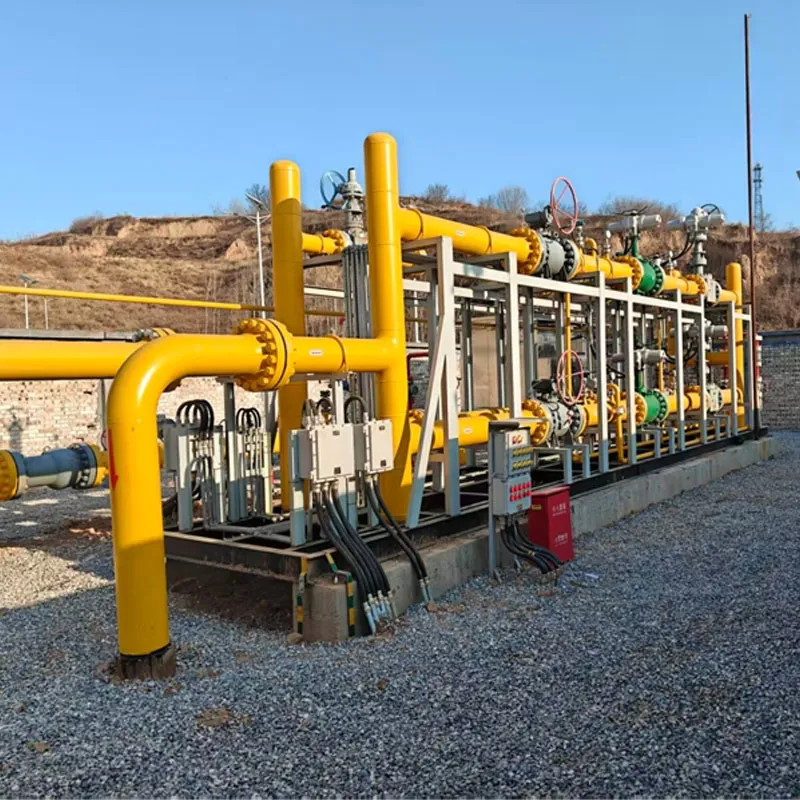 Станции коммерческого учёта газа в местах пересечения и сдачи газотранспортных сетей