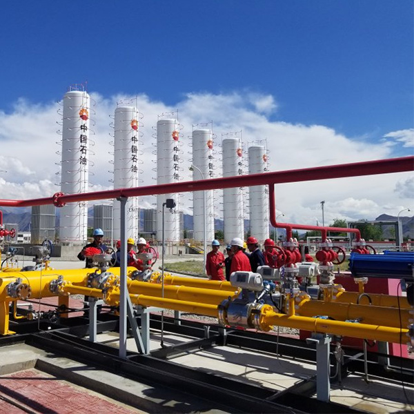 Отличные новости! Компания Tianjin Anaiji успешно ввела в эксплуатацию газораспределительный узел для проекта Kunlun Energy в Лхасе