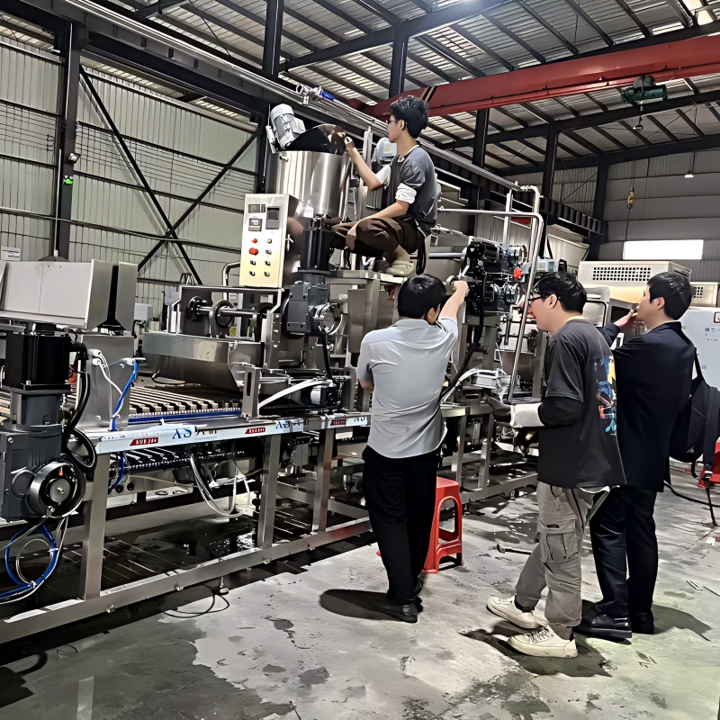 Кондитерские предприятия со всей страны собрались в ООО Цюаньчжоу Бэньан Механическое Оборудование: приемка кастомизированного оборудования прошла успешно