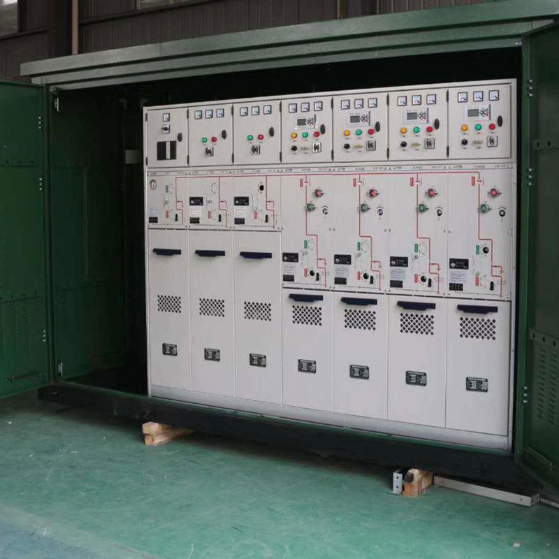 Комплектный шкаф кольцевого распределительного пункта с интеграцией первичных и вторичных цепей