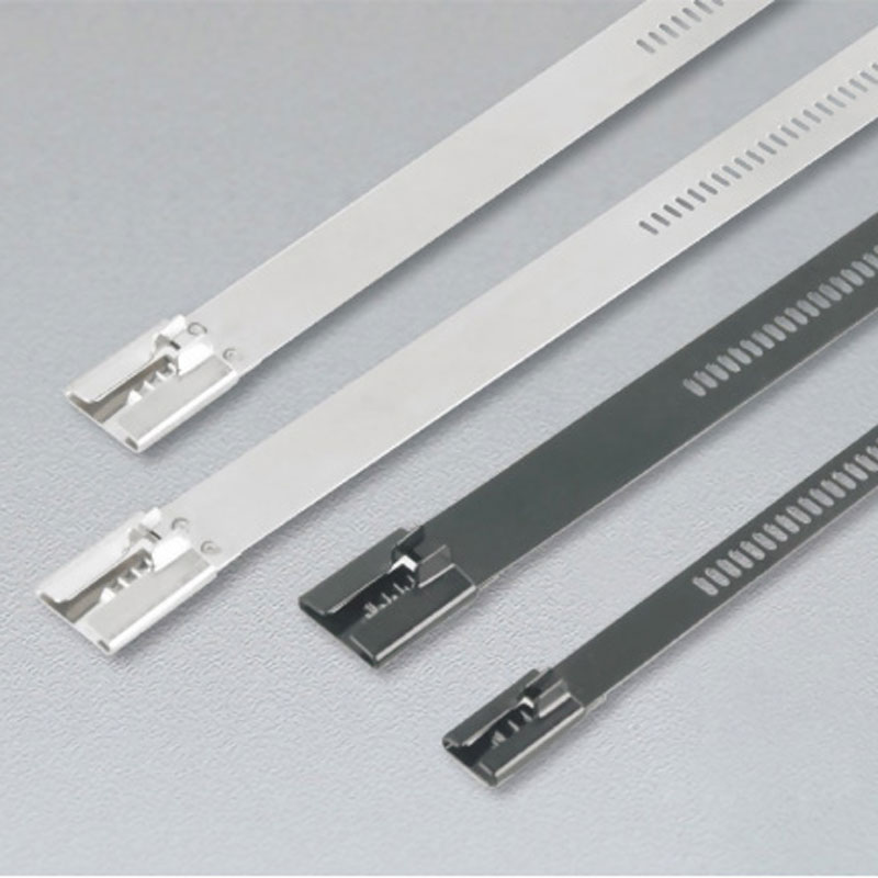 Стяжка в ленте из нержавеющей стали лестничного типа неокрашенная TST