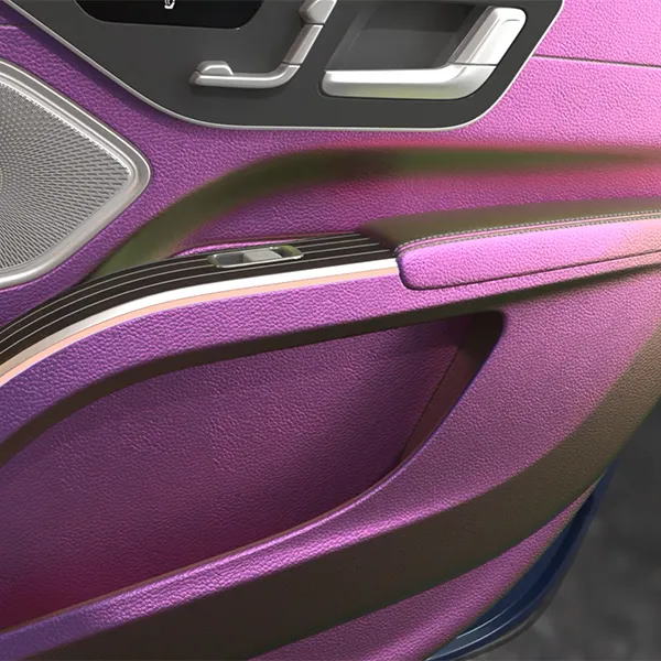 Переливающаяся кожа для автомобильного салона