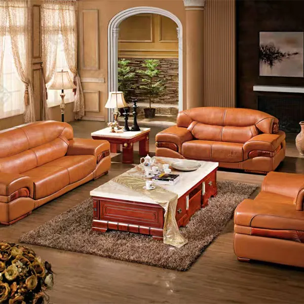 Двухцветная кожа для диванов зон ресепшн