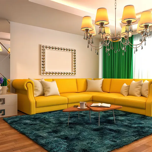 Переливающаяся мебельная кожа с текстурой «личи»